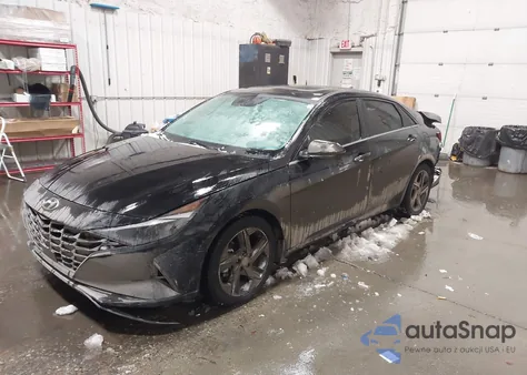 2023 Hyundai Elantra Hybrid Limited z USA, uszkodzony, nr VIN KMHLN4AJXPU034667